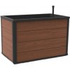 Kvetináč Keter Maple Mobile Urban Garden Bed 88L hnedý