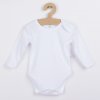 Dojčenské body s dlhým rukávom New Baby biele, 62 (3-6m)