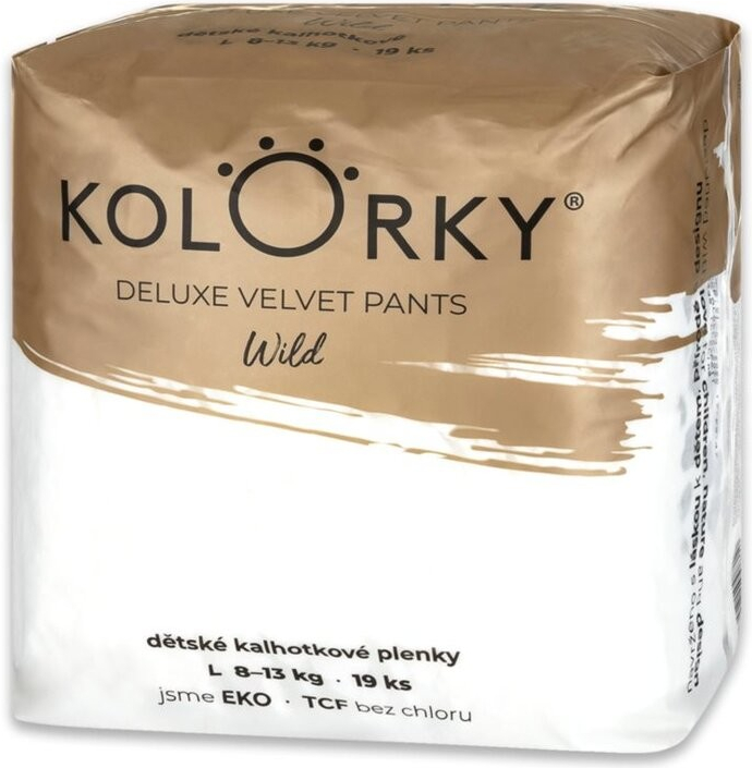 Kolorky Deluxe velvet pants Wild L 8-13 kg 19 ks