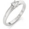 Briliantový prsteň z bieleho zlata 22182B/BXx Veľkosť: 49