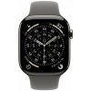 Apple Watch Series 11 GPS + Cellular 46mm Prírodný titán s kamenno sivým športovým remienkom - S/M (MFCW4WF/A)