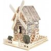 Woodcraft Drevené 3D puzzle veterný mlyn