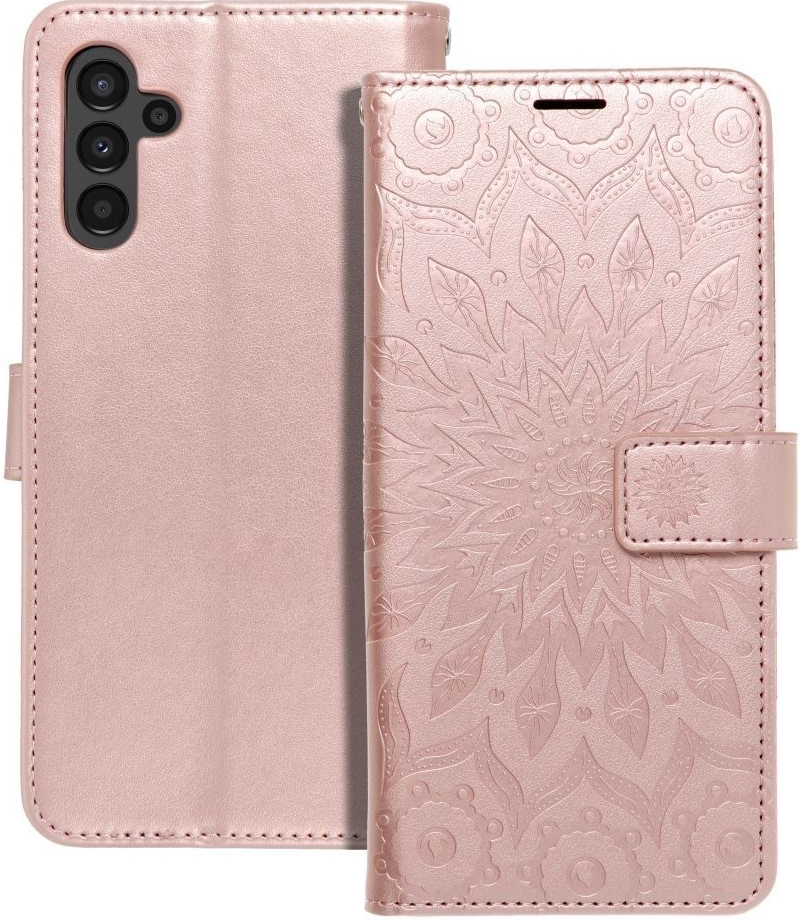 Púzdro Forcell MEZZO Samsung Galaxy A13 5G ružové mandala