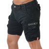 Alpha Industries pánske cargo šortky CREW SHORT black Farba: čierna, Veľkosť: 38