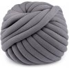 Priadza Marshmallow hrubá Ø23 mm 750 g šedá 1m