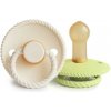 DVOJBALENIE CUMLÍKOV FRIGG ROPE CREAM/ GREEN TEA, 6-18M, KAUČUK
