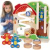 Tooky Toy Hračka Montessori Labyrint Drevená manipulačná doska