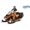 BRUDER 63101 / Snežný skúter s vodičom