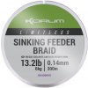 KORUM - Splietaná šnúra Limitless Sinking Feeder Braid 0,14 mm 6 kg 300 m