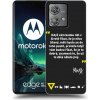 Picasee silikónový čierny obal pre Motorola Edge 40 Neo - Kazma - MĚLI BYSTE SE DO TOHO PUSTIT