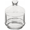 LAV Sklenený poklop na syr BERRY so skleneným podnosom 9 cm