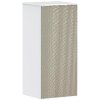 Hansgrohe Xevolos E - Bočná skrinka 41x89x36 cm, 1 dvierka, pánty vľavo, matná biela/bronz 54212390