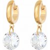 Náušnice Crystal Drop (18K pozlátená oceľ a zirkón)