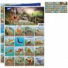 Teddies Pexeso papierové Dinosaury spoločenská hra 32 obrázkových dvojíc 88600903