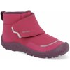 Barefoot detské členkové topánky Reima - Hyppii Cool burgundy vínové