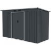 plechový domček LANITPLAST HALLE 94 ANTRACIT LG4024