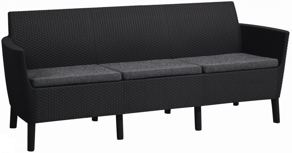 KETER Salemo 3 seater Sofa grafit