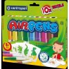Centropen Foukací fixy Airpens NA TEXTIL 10 barev + 8 šablony