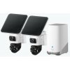 Venkovní kamera se solárním nabíjením Anker eufy S4 , sada 2+1, 4K bílá E81723W1