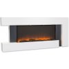 Klarstein Studio Light & Fire 2, elektrický krb, 1000/2000 W, MDF, diaľkové ovládanie, biely (ACO7-Studio Light &)