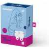 Satisfyer Feel Confident Menštruačný kalíšok sada menštruačných kalíškov 15ml + 20ml Transparentný