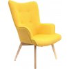 Nábytek Pegas Křeslo ušák Helsinki žluté