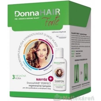 Donna Hair 3-mesačná kúra Forte 90 ks od 22,9 € - Heureka.sk