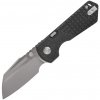 Vosteed Hedgehog S35VN Bead Blast & Brushed Black Micarta A1303