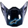 ALPINESTARS šilt pre prilby SUPERTECH edícia TROY LEE DESIGNS, ALPINESTARS (tmavo modrá, verzia ECE 22.06)