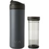 Viva Scandinavia Cestovný hrnček RECHARGE ANYTIME 460 ml, s čajovým infuzérom, šedá
