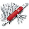 VICTORINOX - Stredný vreckový nôž Swiss Champ, 33 funkcií, červená 1.6795
