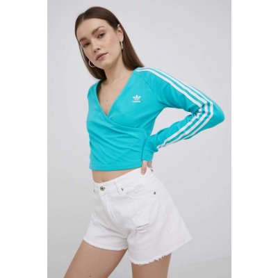 adidas s dlhým rukávom Originals Adicolor HE4958 tyrkysová