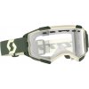 SCOTT okuliare FURY Enduro kaki green / clear works