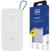 3mk PastelUp Powerbank 10,000mAh 22.5W USB 1A1C - White 5903108583268