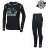 Sensor detské tričko s dlhým rukávom + šortky DOUBLE FACE SET ADVENTURE black