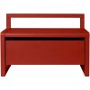 Ferm Living Lavica s úložným priestorom Little Architect, poppy red