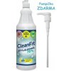 CleanFit dezinfekčný gél 70% citrus na ruky 1 l+ rozprašovač ZDARMA