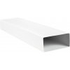 Dalap Plastové ventilačné potrubie hranaté, pevné 204x60 mm, dĺžka 500 mm