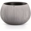 Prosperplast sivý kvetináč plastový Betón Bowl průměr 37 cm