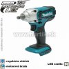 Makita DTW190Z - LXT rázový uťahovač s regulovateľnými otáčkami od 0-2300 /min. a počtami úderov od 0-3000 /min. / chod vpravo/vľavo / elektronický vypínač / motorová brzda / pracovné LED svetlo