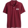 Chlapčenské polo tričko GAP, V-FRCH SS LOGO POLO červená,biela S