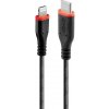 LINDY USB kábel USB 2.0 Apple Lightning konektor, USB-C ® zástrčka 1.00 m čierna 31286; 31286