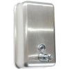 Dávkovač tekutého mydla a dezinfekcie manuálny, nerezový matný 1 l