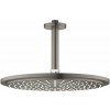Grohe Rainshower Cosmopolitan - Hlavová sprcha 310, sprchové rameno 142 mm, 1 prúd, kefovaný tmavý grafit 26067AL0