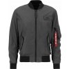 Pánska bunda Alpha Industries MA-1 TTC Bomber Jacket – sivá/čierna
