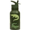 A Little Lovely Company - nerezová fľaša na pitie, 350 ml - krokodíl