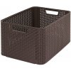 CURVER Úložný box RATTAN Style2 L hnedá