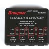 Graupner/SJ USB nabíjačka SLIM 400x4 1S LiPo 4,2V 400mA