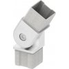 Feldmann 10114040-V2A - nerezová spojka madla pr. 40x40 mm, flexi, uhol ±93°, AISI 304, pre nerezové zábradlie