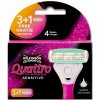 Wilkinson Sword Quattro For Women Sensitive náhradné brity 3+1 ks